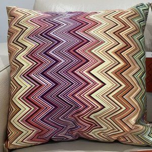 A Set of Missoni Cushion Pillows - Iconic Zigzag